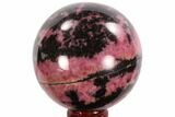 Beautiful, Rhodonite Sphere - Madagascar #95048-1